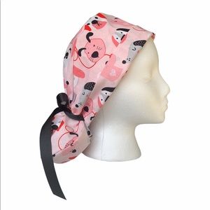 Nursing scrub cap, anesthesia surgical hat OR circulator RN nurse ppe scrub tech